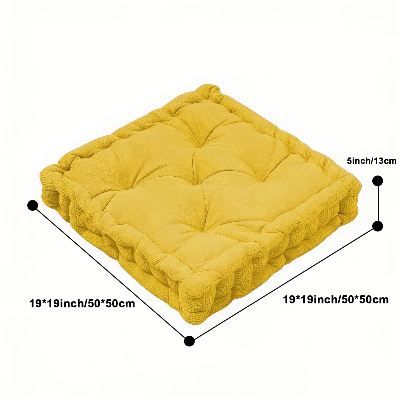 ROSEKIND Soft Taffeta Polyester Solid Seat Cushion, Comfortable for Dining Chairs, Office Chairs, Hardwood Floors, Available In 7 Colors Mtach Your Decor, Durable And Versatile Cushion As Perfect Gift for Friends And Family, Ideal for All Seasons
