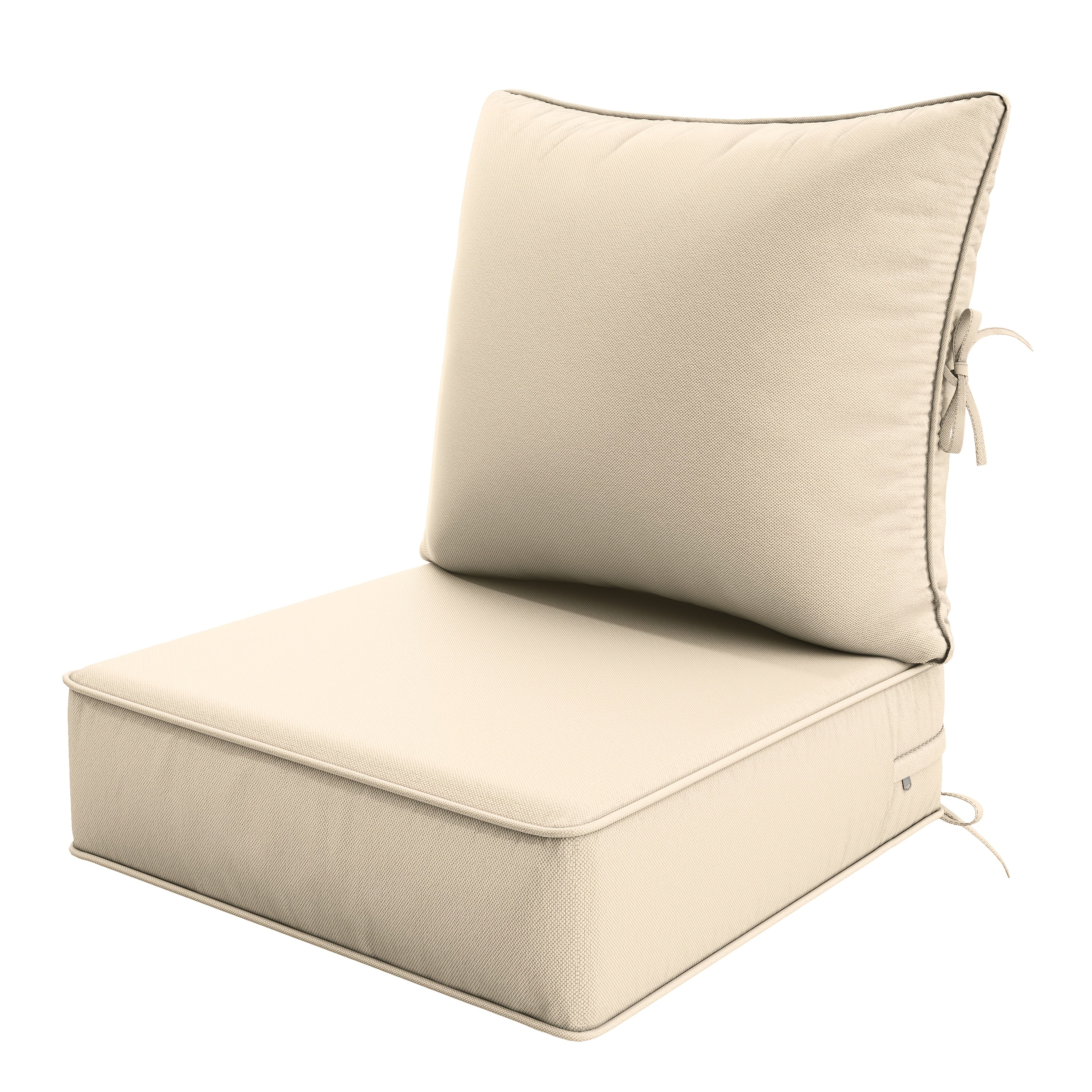 Outdoor Cushion Set of 1pc\u002F2pcs\u002F4pcs\u002F6pcs - Thick 35D High-Density Foam Cushions Measuring 24*24*6.5 Inches, Featuring Quick Rebound, High Durability, And Easy Cleaning, Suitable for Outdoor Furniture Like Sofas And Patio Chairs