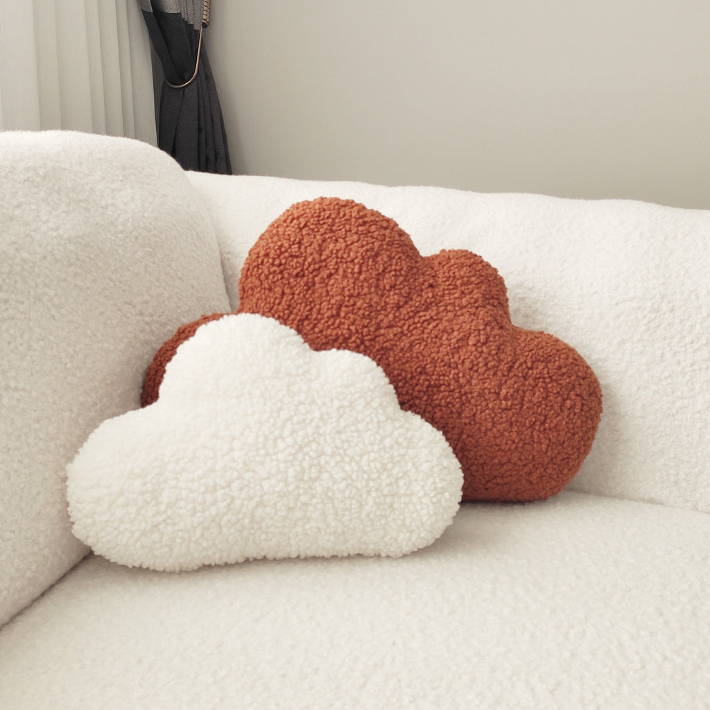 Handmade Teddy Cloud Pillow: Plush Baby Nursery Decor
