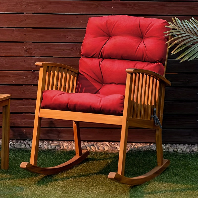 Set of 4 Single Strap Three-Section Round Dot Sturdy Outdoor Balcony Indoor Beach Rattan Chair Cushions with Soft And Comfortable Backrest.
