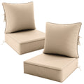 Outdoor Cushion Set of 1pc\u002F2pcs\u002F4pcs\u002F6pcs - Thick 35D High-Density Foam Cushions Measuring 24*24*6.5 Inches, Featuring Quick Rebound, High Durability, And Easy Cleaning, Suitable for Outdoor Furniture Like Sofas And Patio Chairs