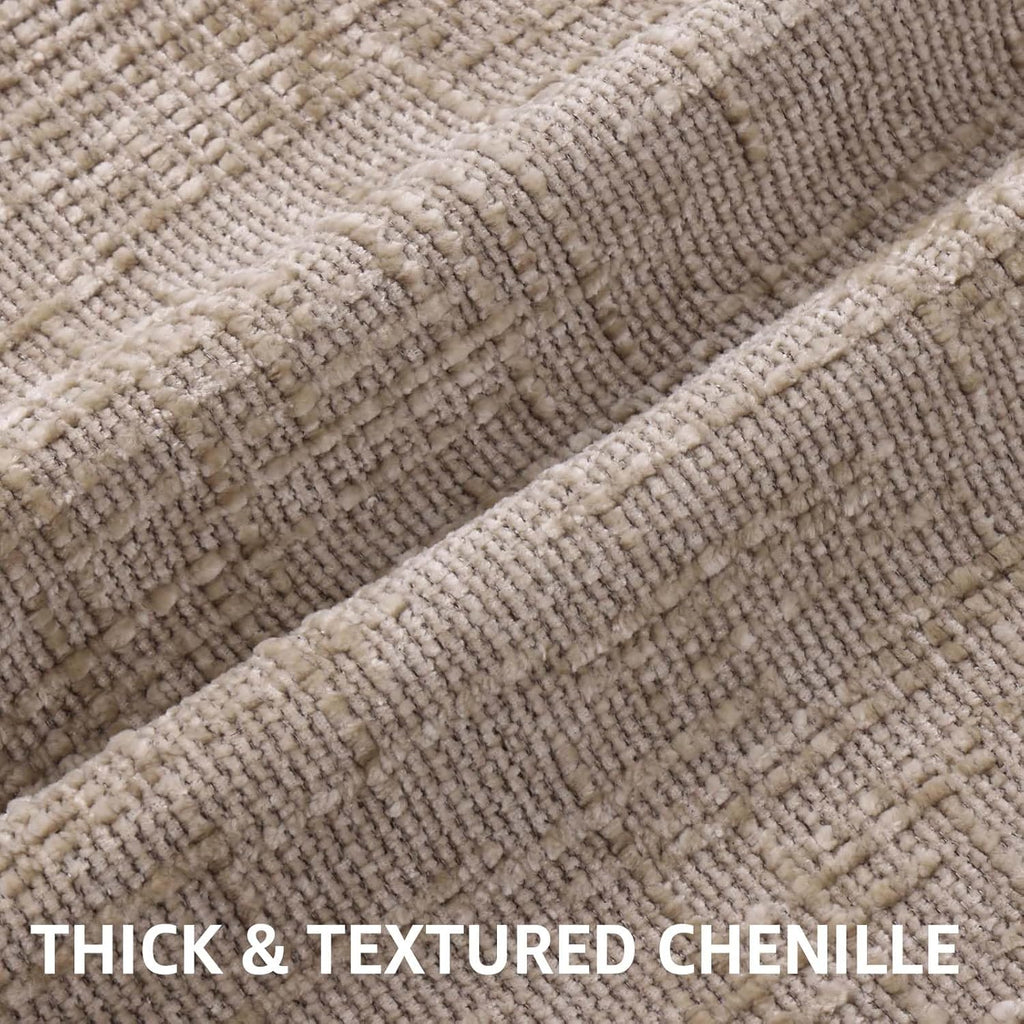 Dark Green Decorative Throw Pillow Covers Soft Chenille Tweed Textured Cushion Case, Modern Home Decor for Couch Bed Living Room