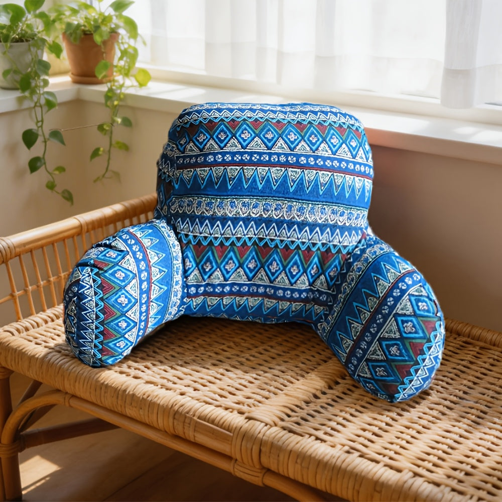 1pc Luxury Bohemian Reading Pillow Office, Pillow Bedside Cushion, Soft Pack Lumbar Pillow, Backrest Sofa Pillow, Bed Playing, Phone Reading, Removable And Washable, Perfect Gift for Family And Friends