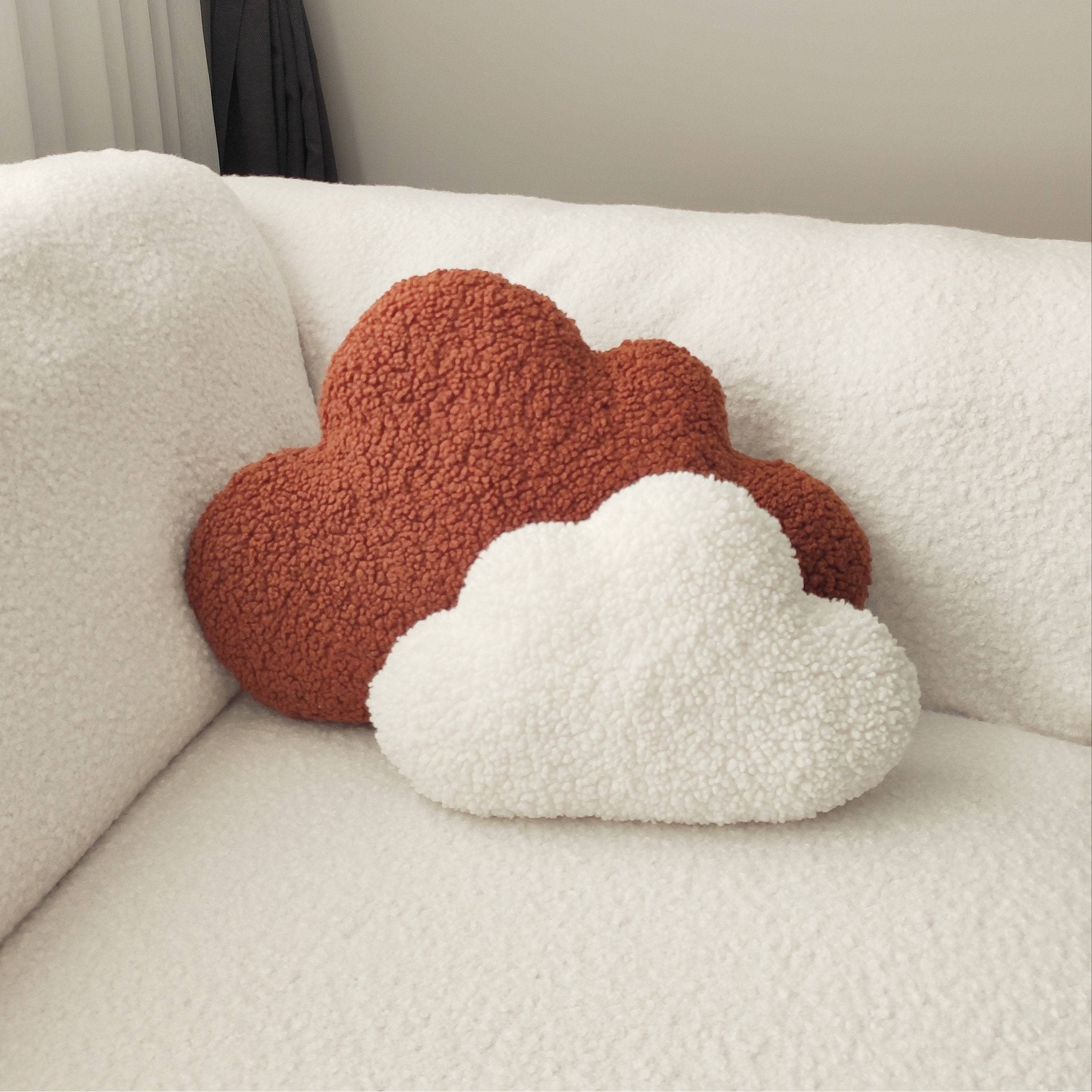 Handmade Teddy Cloud Pillow: Plush Baby Nursery Decor