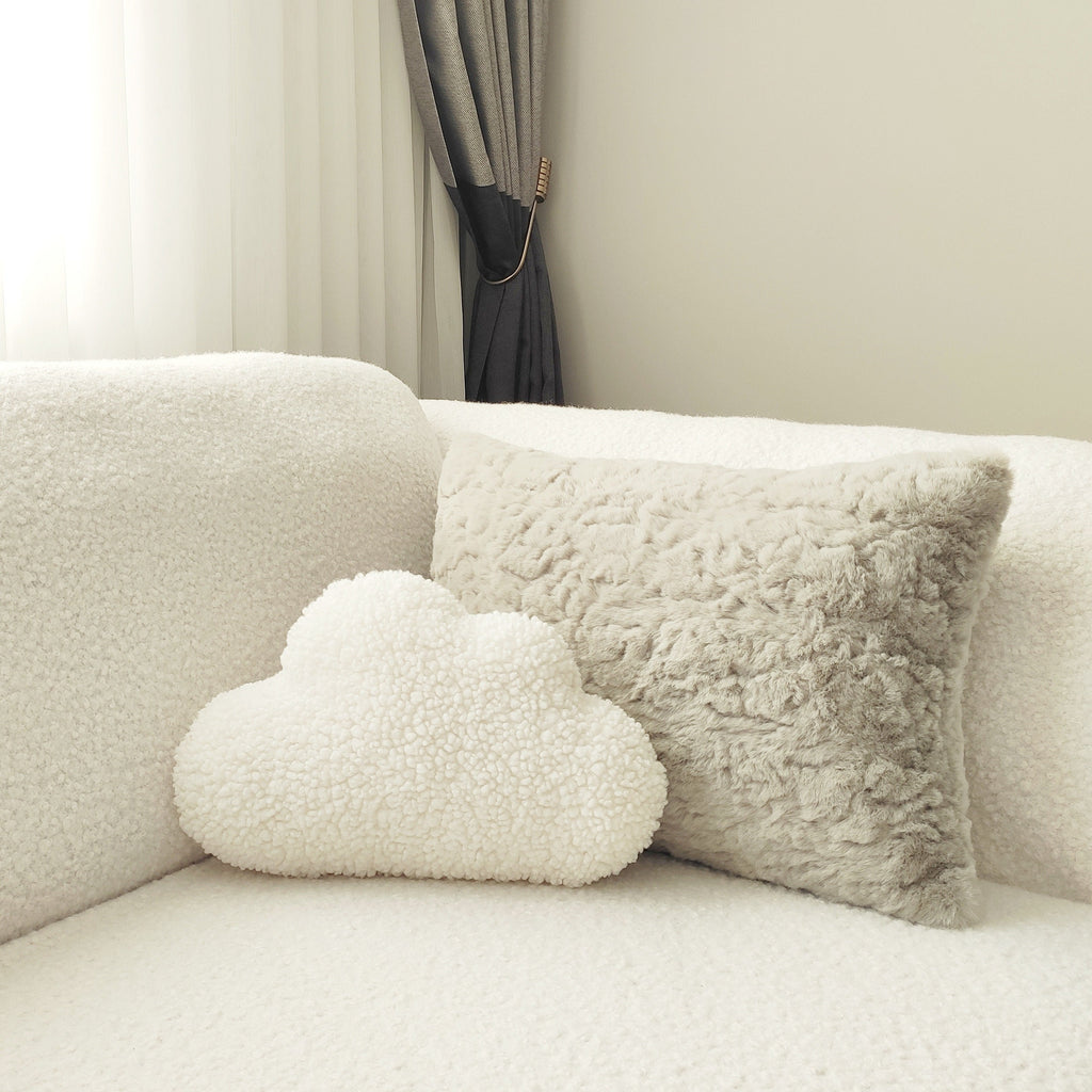 Handmade Teddy Cloud Pillow: Plush Baby Nursery Decor