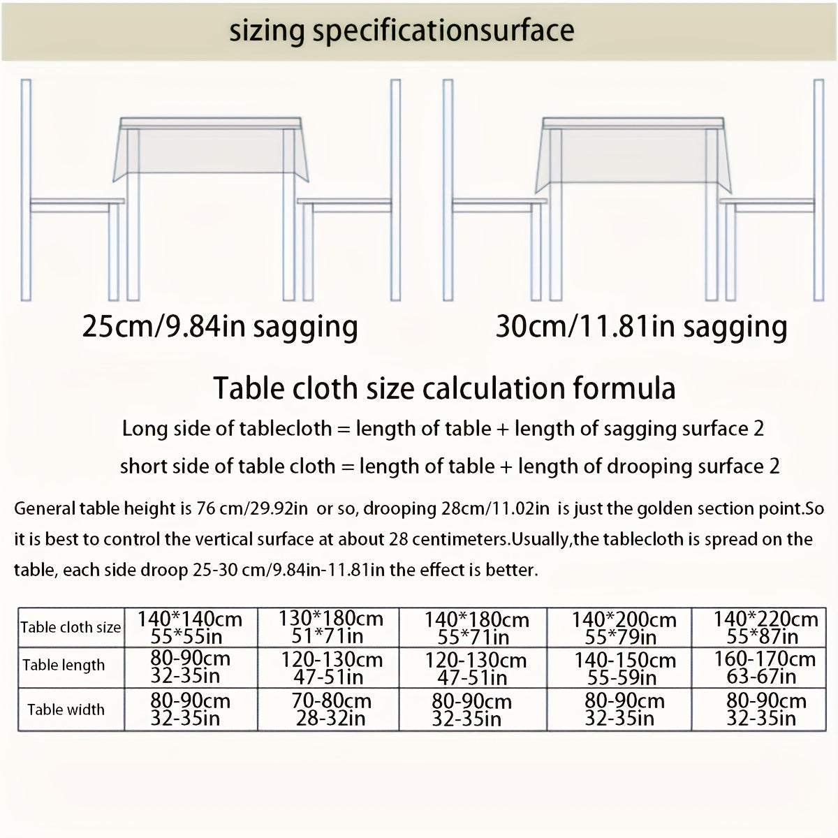 1pc Farmhouse Style Rectangular Tablecloth Suitable for Kitchen Dining Table - Elegant Striped Adhesive Table Cover with Fringe Trim, Washable & Easy Care, Fits for Farmhouse Decor, Fits Most Tables (Not Loose Fit)
