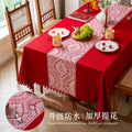 Jacquard Tassel Tablecloth