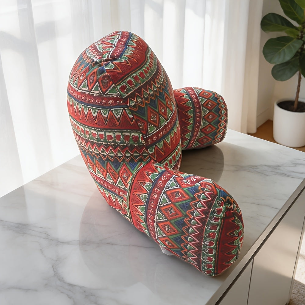 1pc Luxury Bohemian Reading Pillow Office, Pillow Bedside Cushion, Soft Pack Lumbar Pillow, Backrest Sofa Pillow, Bed Playing, Phone Reading, Removable And Washable, Perfect Gift for Family And Friends