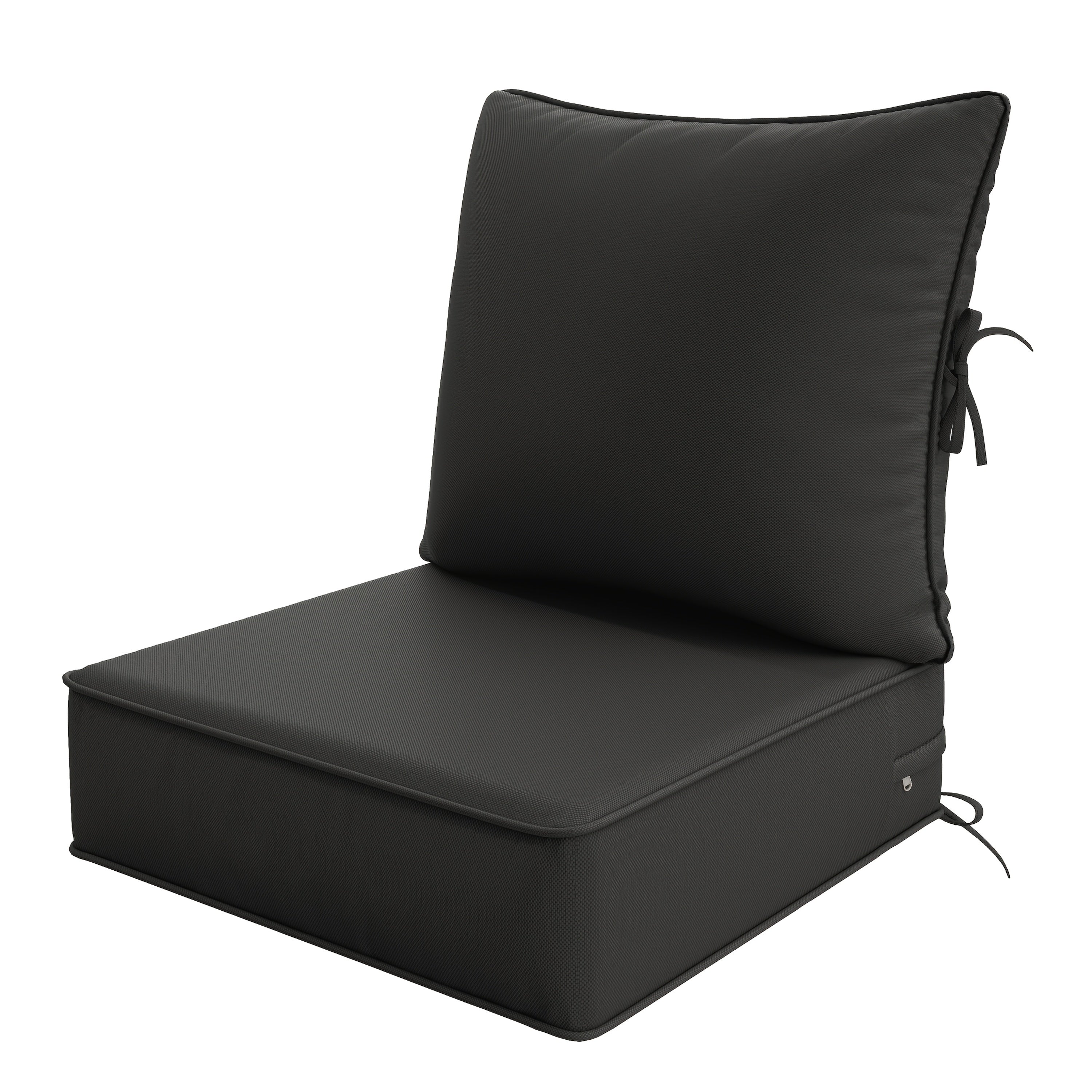 Outdoor Cushion Set of 1pc\u002F2pcs\u002F4pcs\u002F6pcs - Thick 35D High-Density Foam Cushions Measuring 24*24*6.5 Inches, Featuring Quick Rebound, High Durability, And Easy Cleaning, Suitable for Outdoor Furniture Like Sofas And Patio Chairs