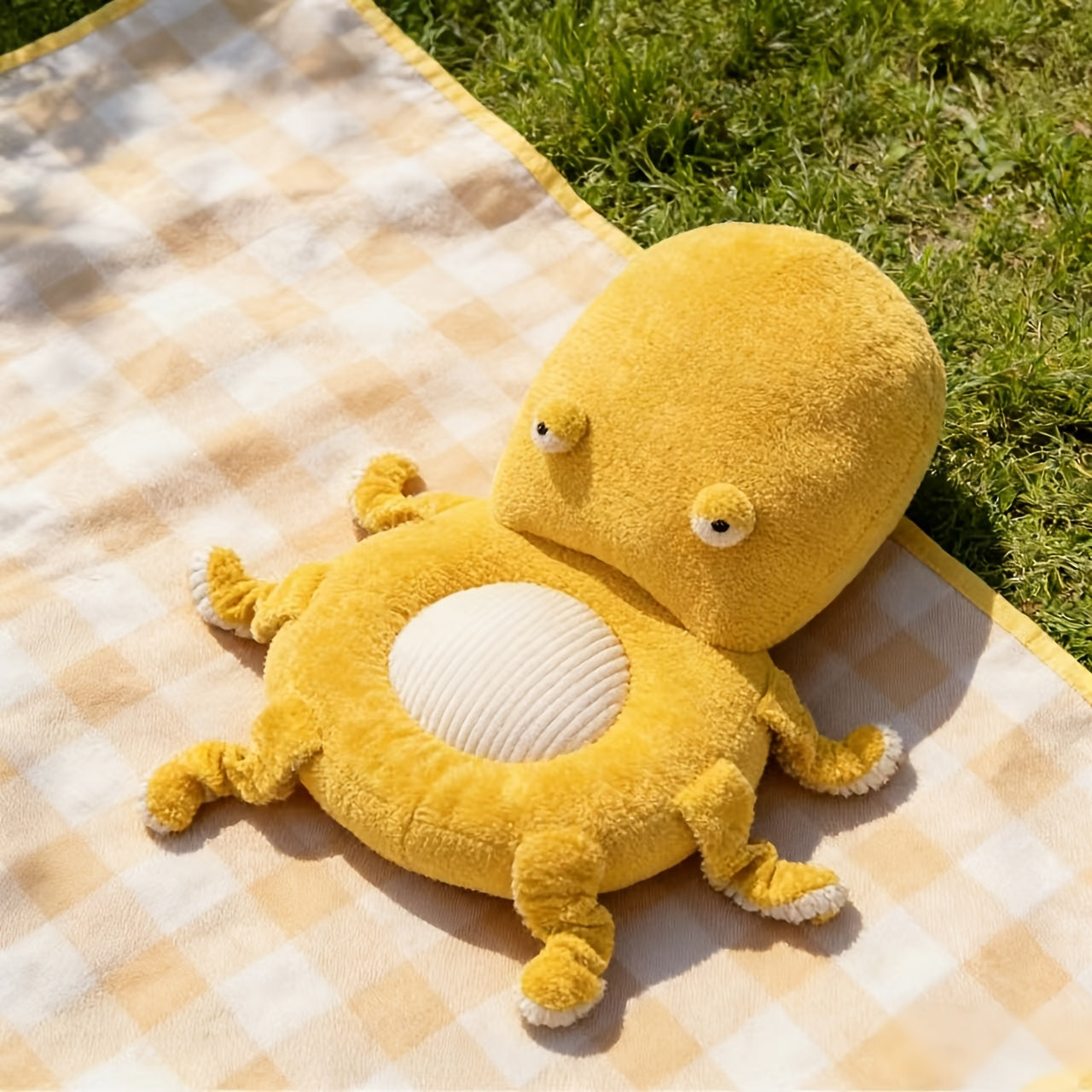 Cute Octopus Floor Cushion with Backrest, Soft Plush Lazy Seat for Adults, Tatami Bay Window Floor Pillow for Bedroom Living Room Decor